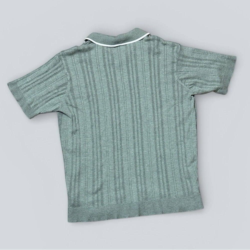 American Eagle Outfitters Olive Polo Shirt - Picture 4 of 5